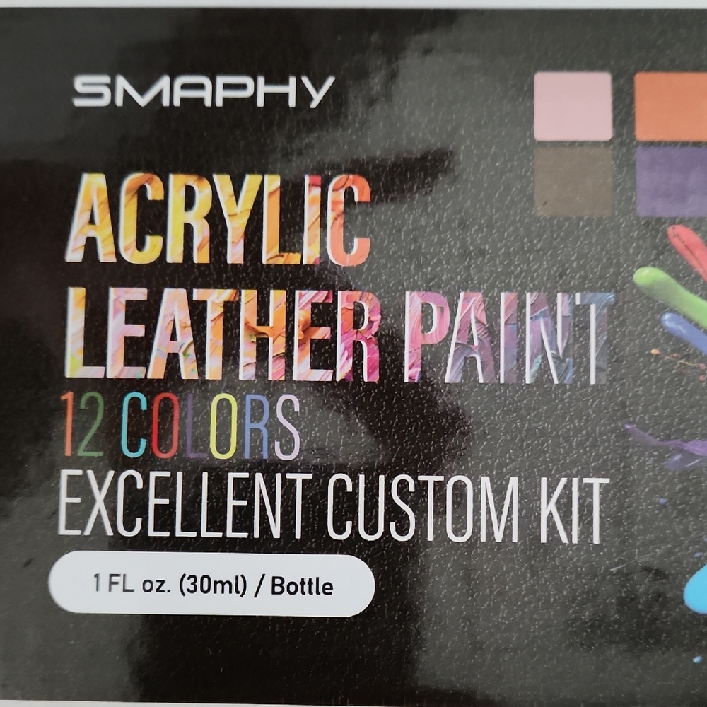 SMAPHY Acrylic Leather Paint Kit